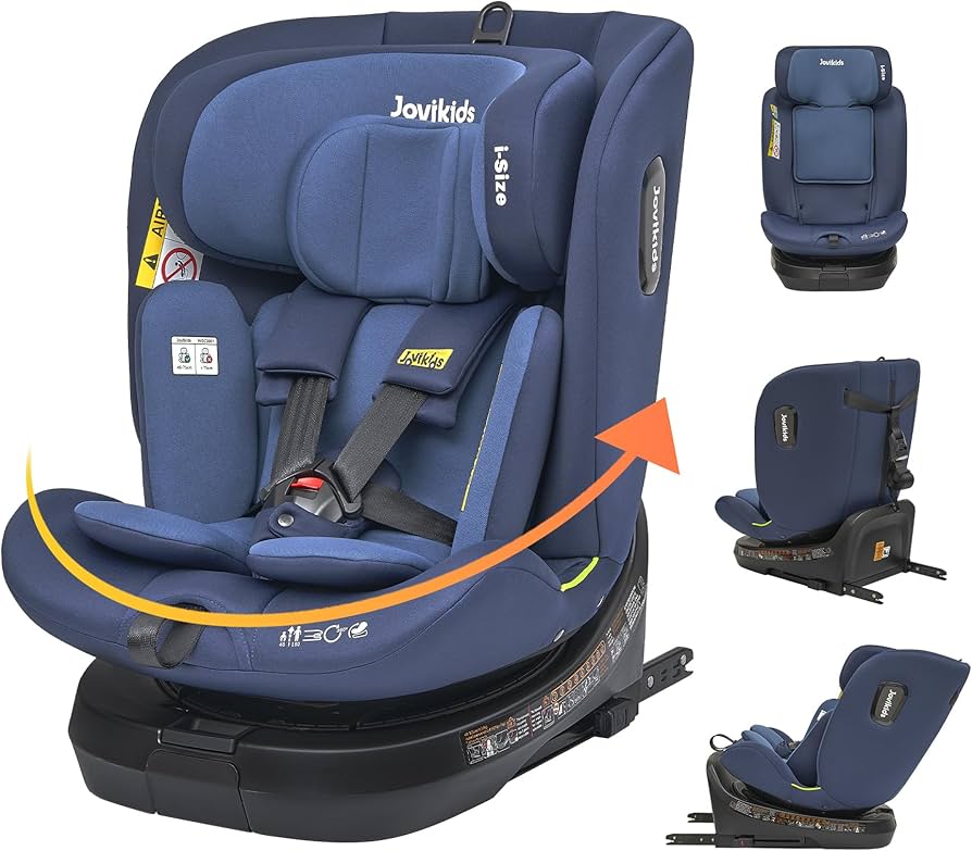 Amazon | Jovikids チャイルドシート ISOFIX、 0か月~12歳頃 360°回転