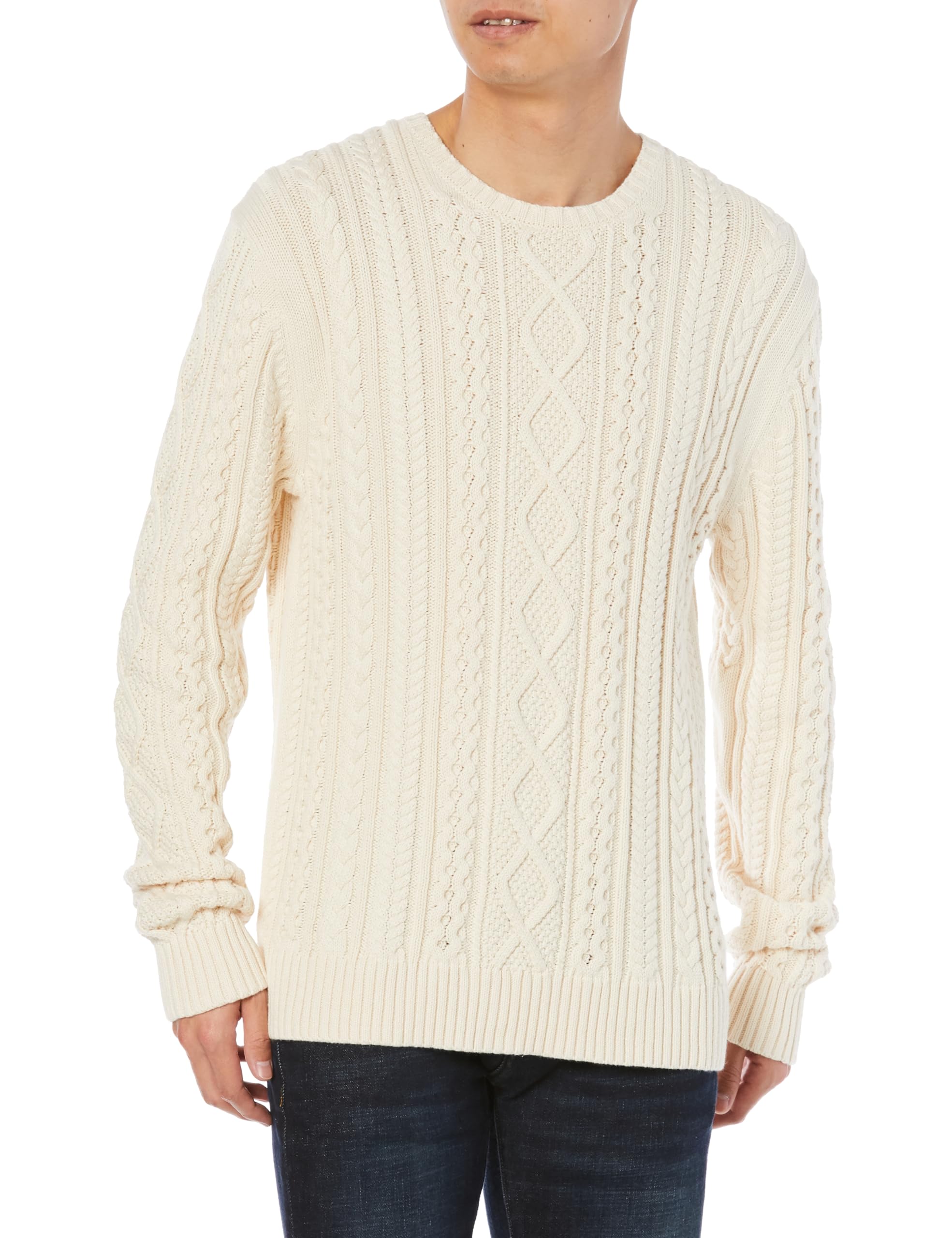 Amazon.co.jp: [Amazon Essentials] フィッシャーマン セーター