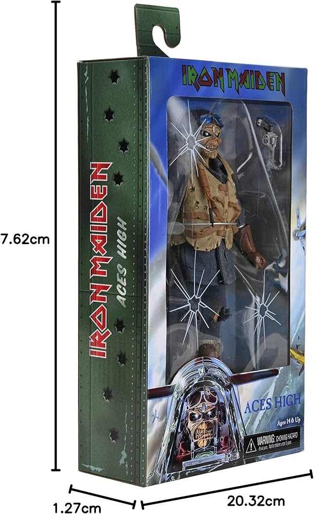 Amazon.co.jp: NECA アイアンメイデン - エースハイエディ - 8インチ