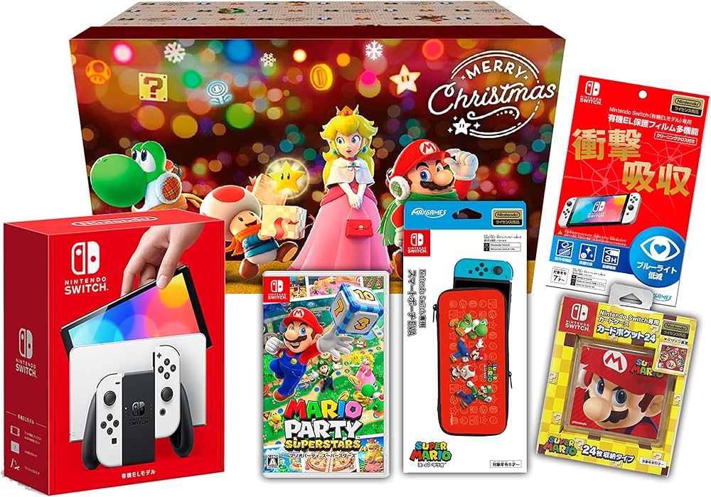 Nintendo Switch 赤/青 本体 + スーパーマリオパーティ Nintendo