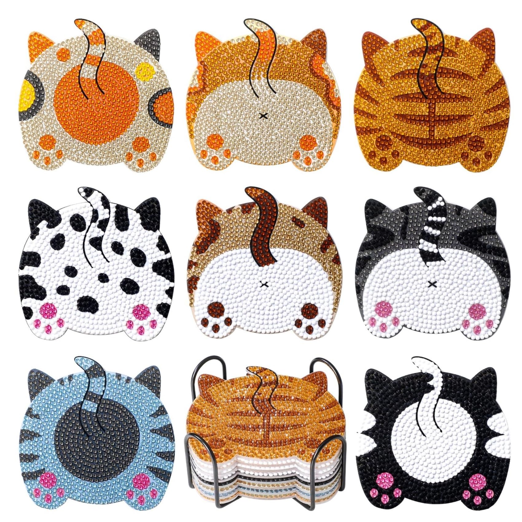 Amazon.co.jp: ダイヤモンドアート コースター キット ビーズアート