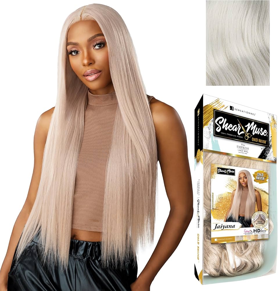 Amazon.com : Sensationnel Shear Muse Goldkrush Lacewig - Jaiyana