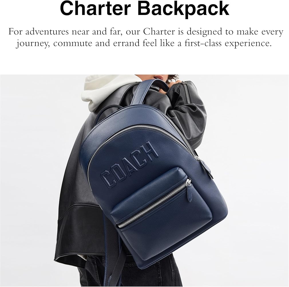Amazon.com: COACH Charter Backpack in Graphic : Clothing, Shoes