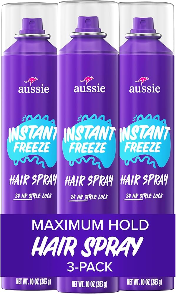 Amazon.com : Aussie Instant Freeze Hair Spray for Extreme Hold