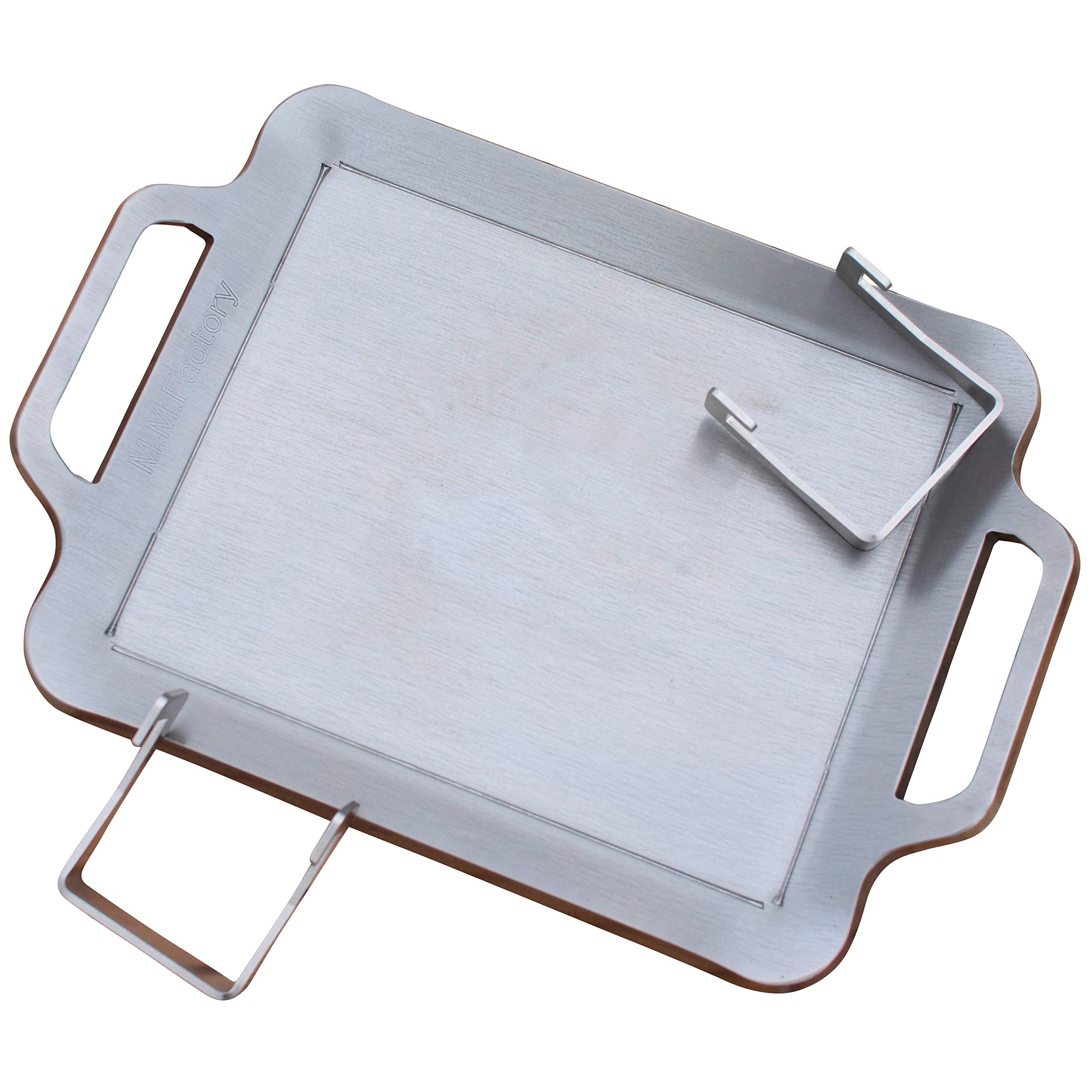 Amazon.co.jp: MMFactory 鉄板 バーベキュー キャンプ 鉄板焼き