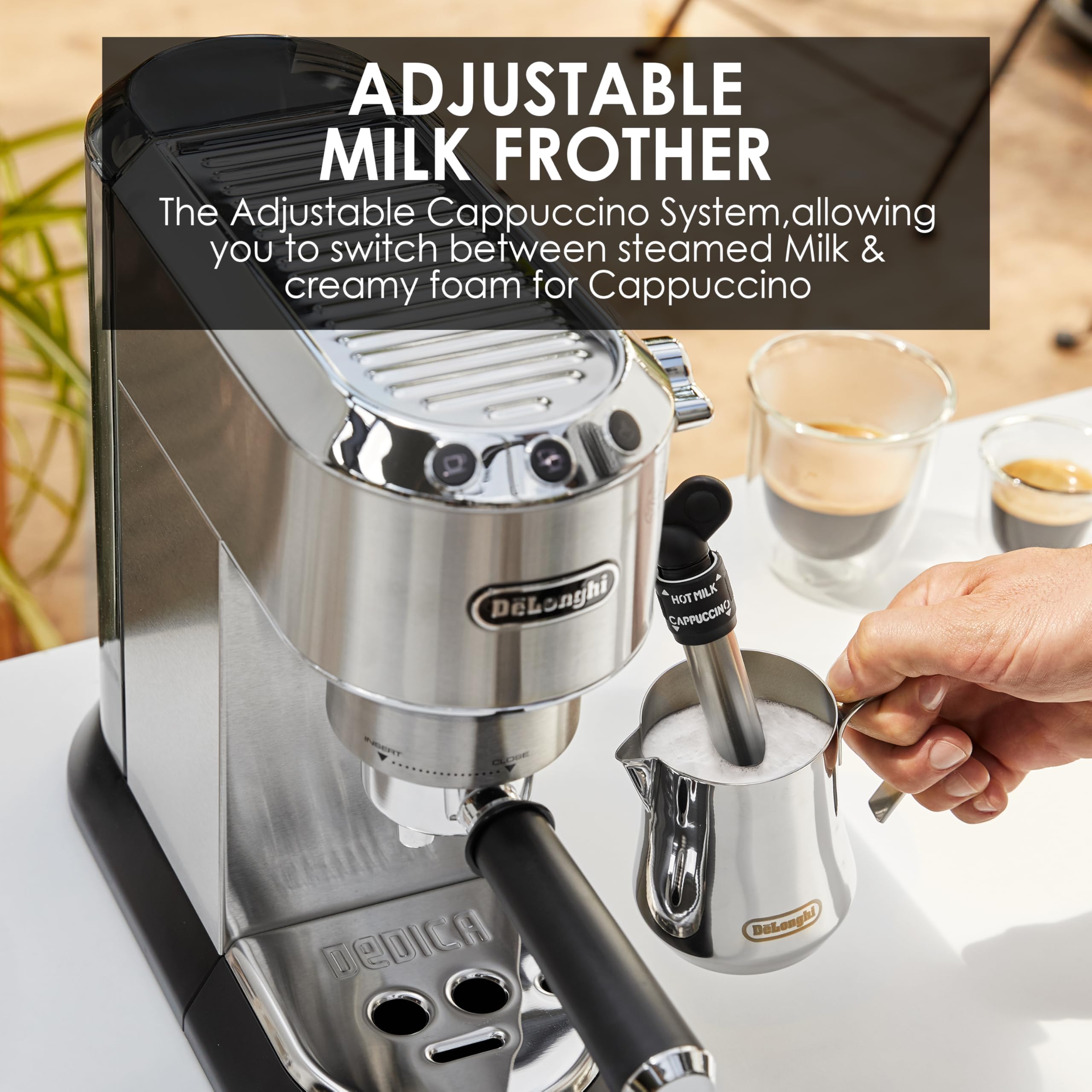 Amazon | DeLonghi America, EC685M Dedica Deluxe Espresso, Silver