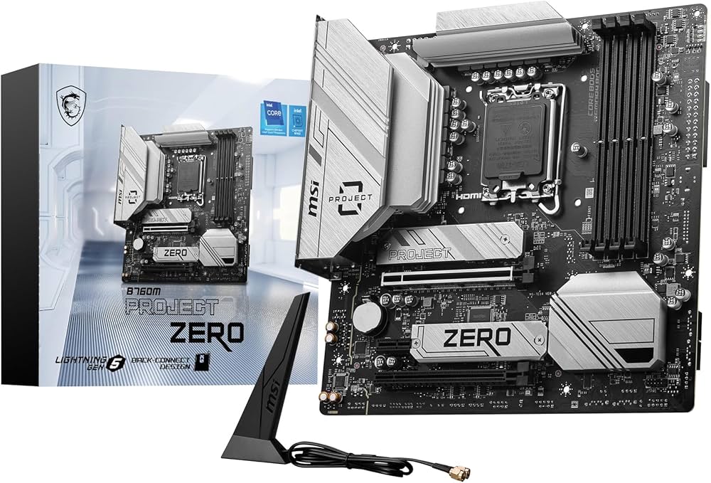 Amazon.co.jp: MSI B760M PROJECT ZERO バックコネクトデザイン採用