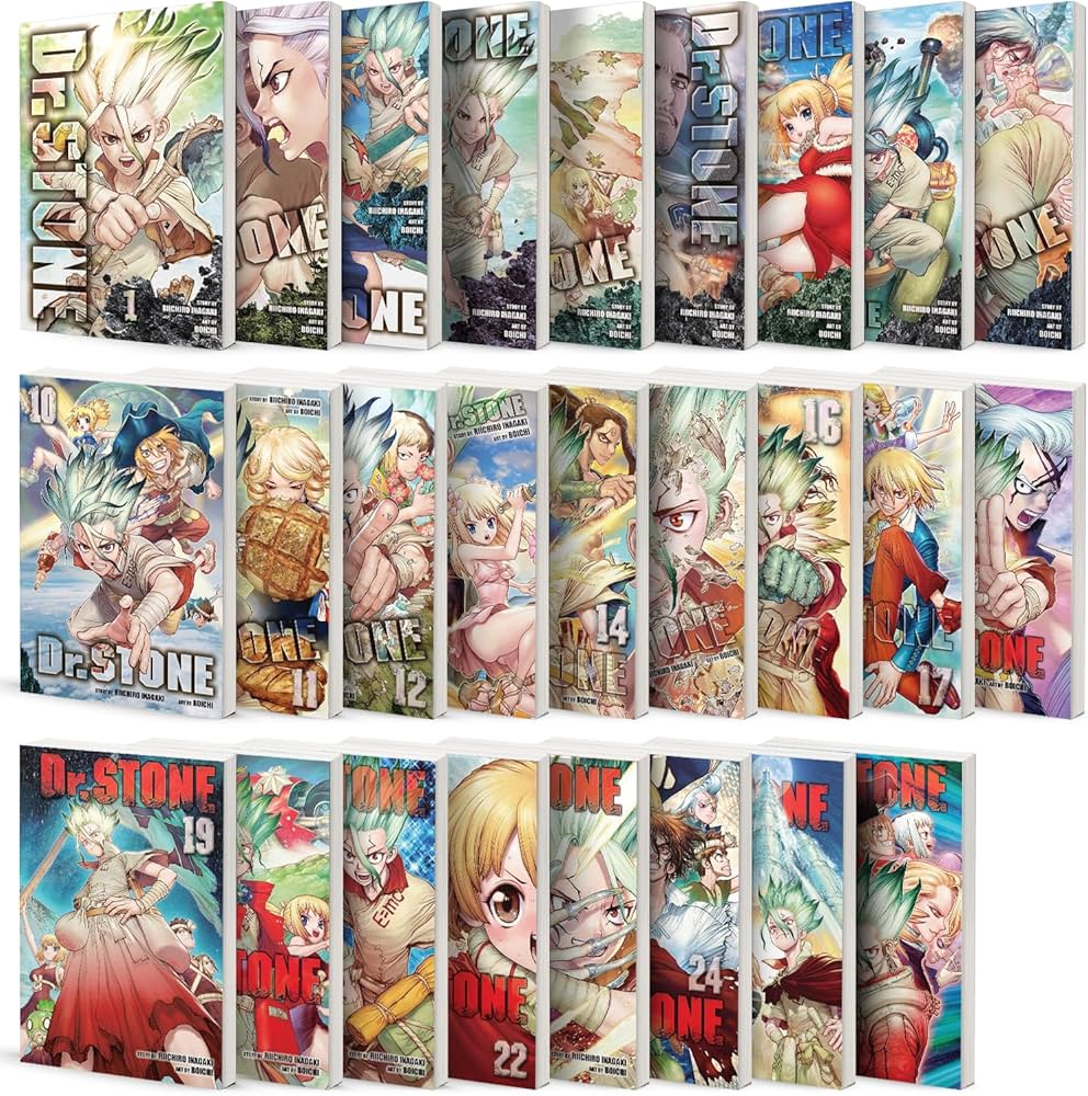 Amazon.com: Dr. STONE Manga, Set of 26 Books. Vol. 1-26