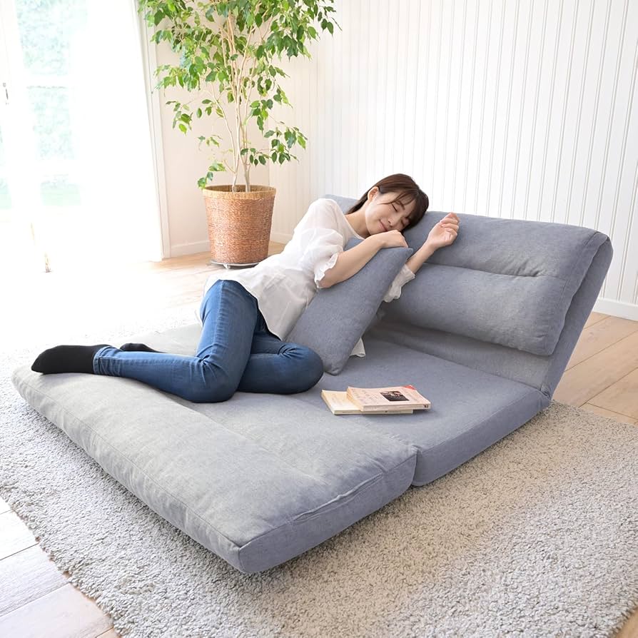 Amazon｜山善(YAMAZEN) ソファ ソファーベッド 座椅子 3WAY ゆったり
