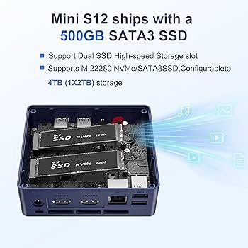 Amazon.com: Beelink Mini PC,Mini S12 N95 Intel Alder Lake-N95 (up