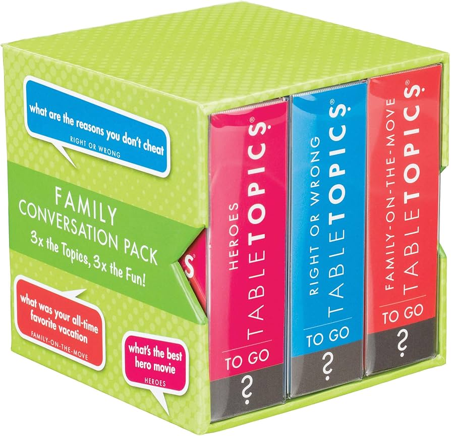 Amazon.com: TableTopics Family Conversation Pack for Parent Child