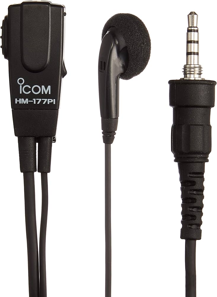Amazon | アイコム 小型イヤホンマイクロホン IC-4300用 HM-177PI