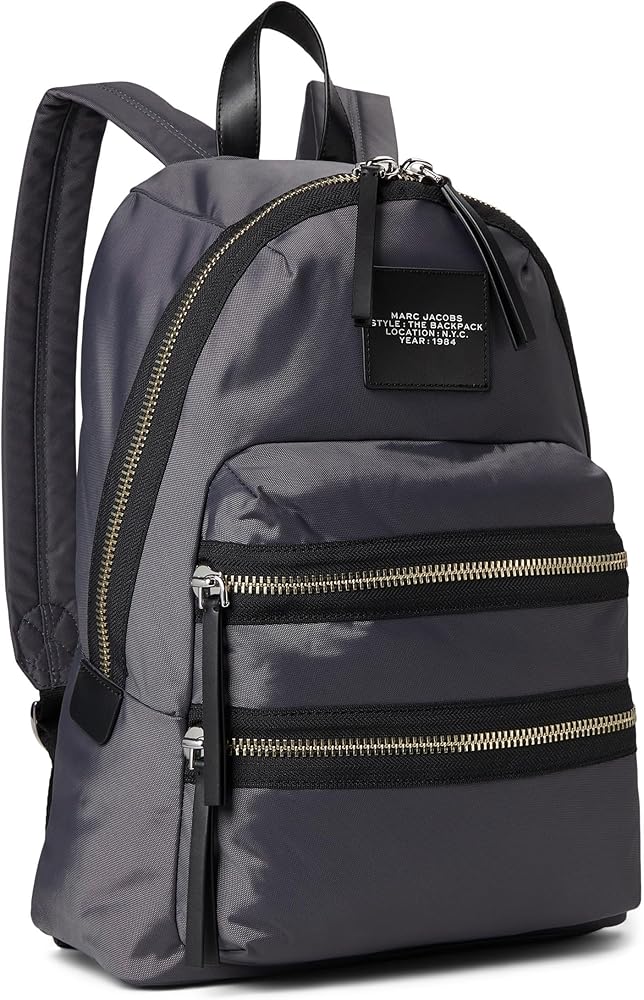 Amazon.com | Marc Jacobs The Biker Nylon Large Backpack Dark
