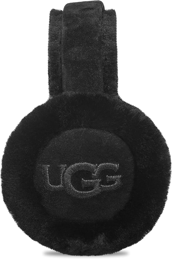 UGG Women's Water Resistant Sheepskin Earmuffs with Embroidered
