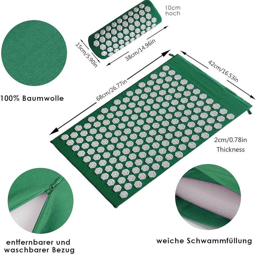 Amazon | シャクティマット指圧スパイクマットヨガ ヨガマット 指圧