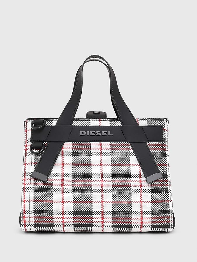 Amazon | [Diesel] (ディーゼル) レディース チェック柄 ミニトート