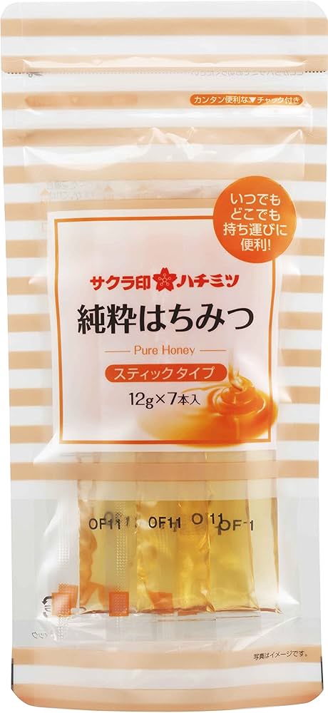 Amazon | 加藤美蜂園本舗 サクラ印 純粋はちみつ スティックタイプ 12g