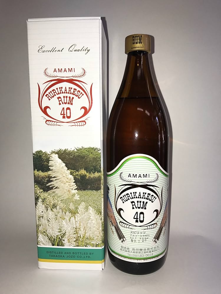 Amazon.co.jp: ルリカケス 奄美産ラム 40度 900ml : 食品・飲料・お酒