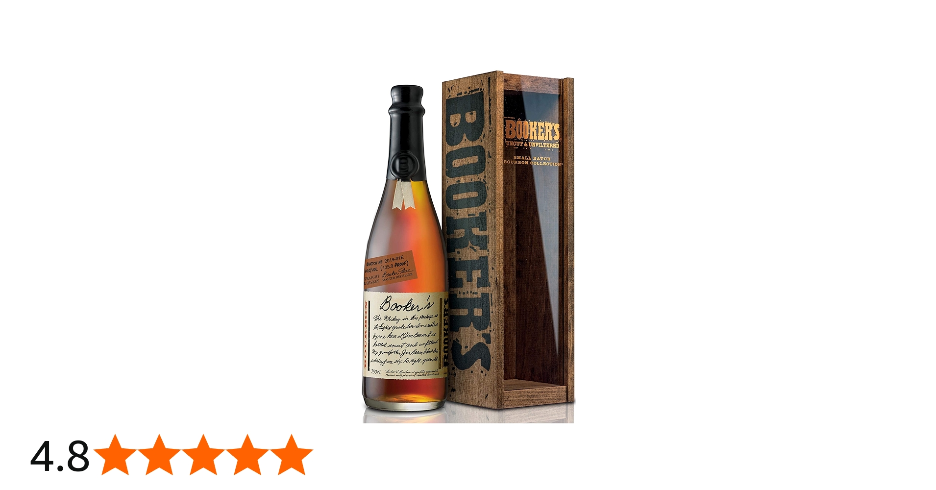 Amazon.co.jp: バーボンウイスキー ブッカーズ 2019 [ ウイスキー