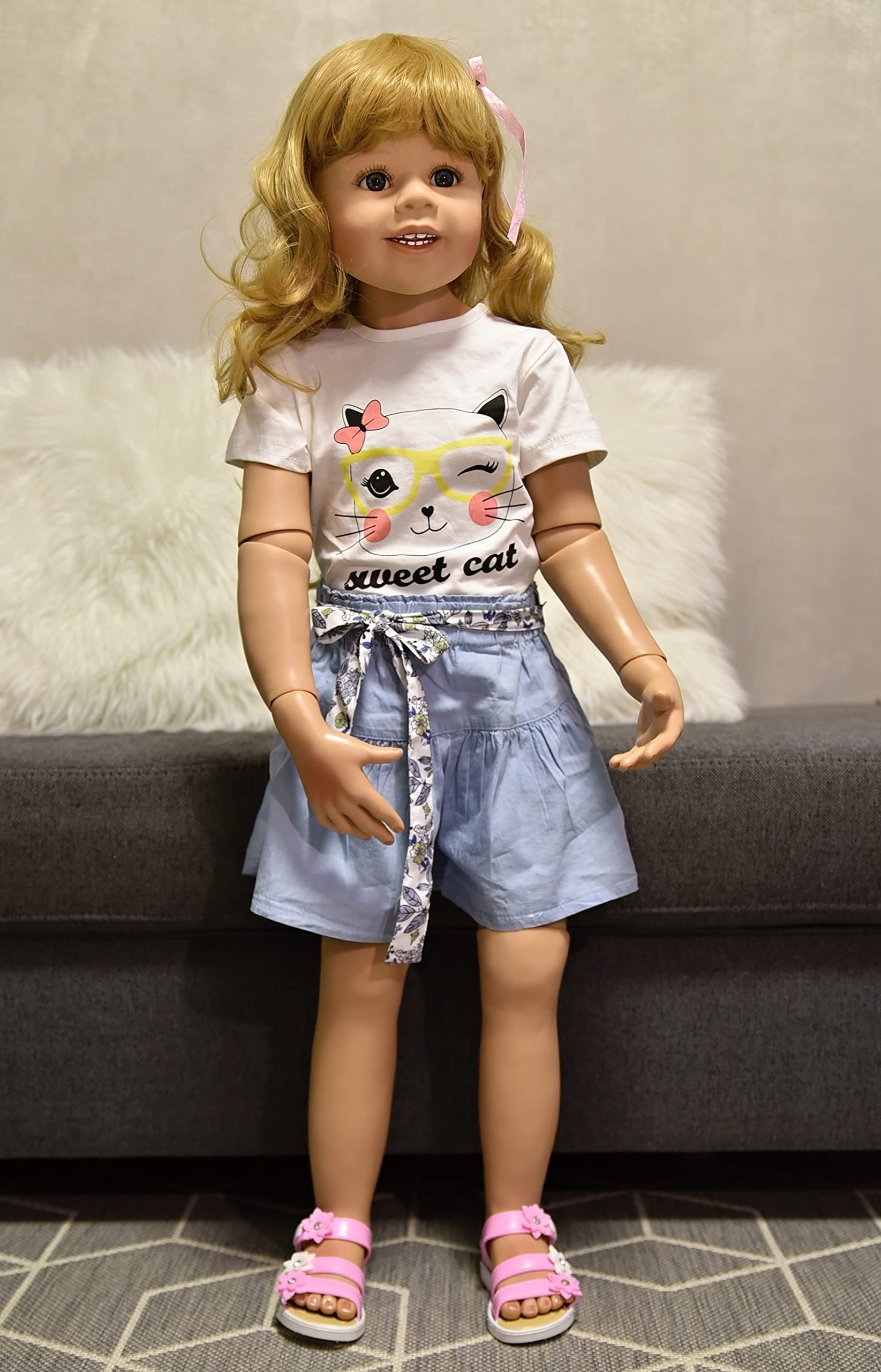 Amazon | Angelbaby 巨大リボーンドール 39インチ 98cm ハードビニール