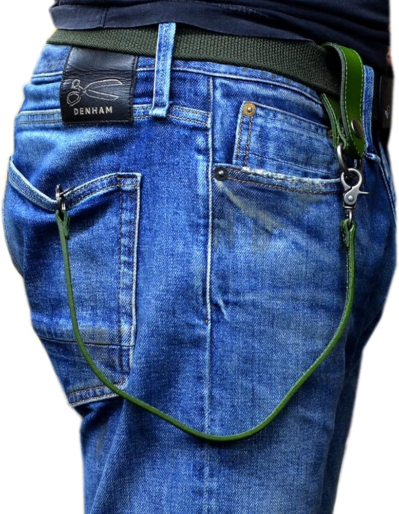 Amazon.co.jp: 【USA DESIGN】レザー 本革 ベルトループ付き