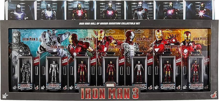 Amazon.com: Movie Masterpiece COMPACT Iron Man 3 Miniature Figure