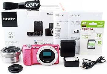 Amazon | SONY ミラーレス一眼 α5000 パワーズームレンズキット ピンク