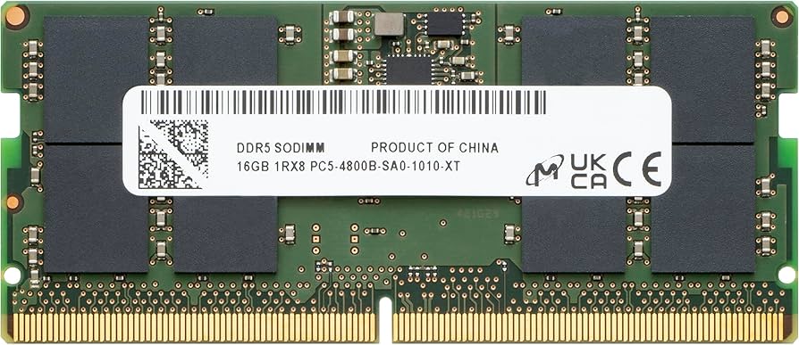 Amazon.co.jp: プリンストン ノートPC用 メモリ Micron純正 16GB DDR5