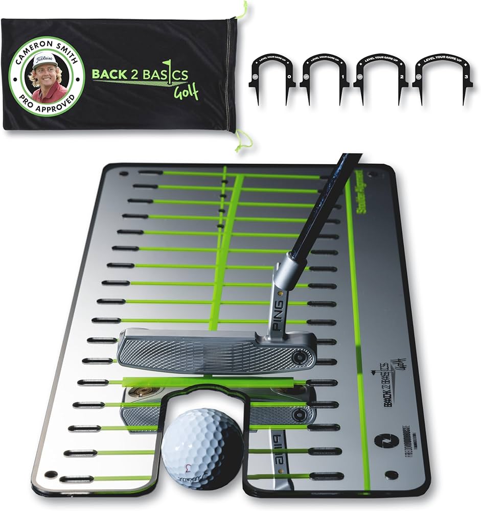 Amazon | 【全英オープン覇者も愛用】 BACK2BASICSGOLF パター練習器具