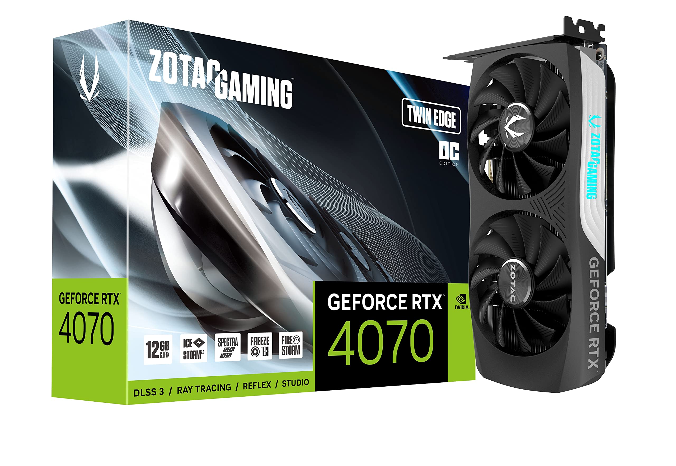 Amazon.com: ZOTAC Gaming GeForce RTX 4070 Twin Edge OC DLSS 3 12GB