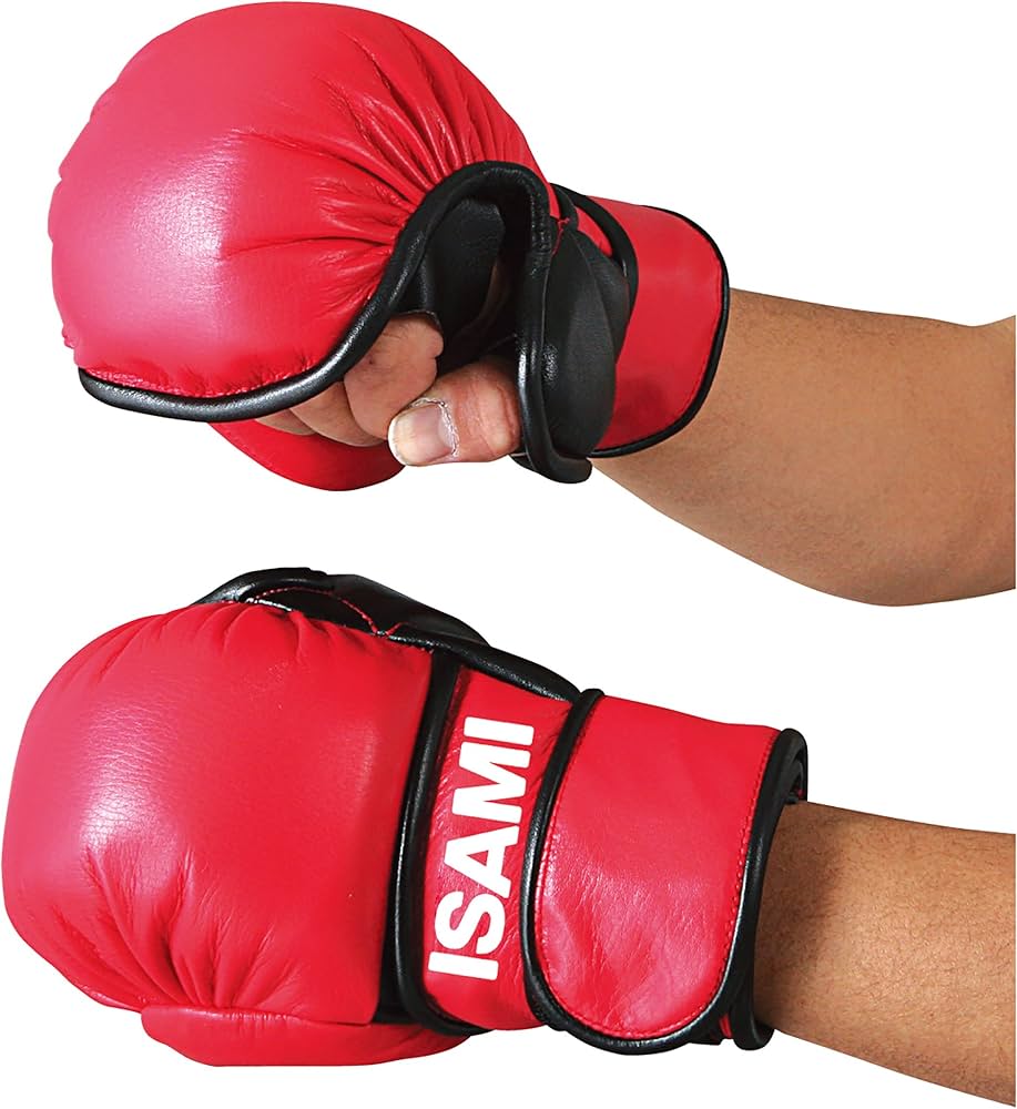 Amazon | ISAMI(イサミ) パウンドグローブ A-IS-756 赤 フリー