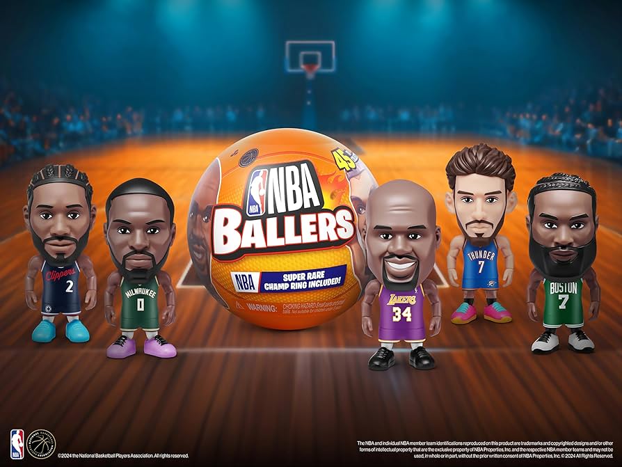 Amazon.com: 5 Surprise NBA Ballers Series 2 by ZURU, Licensed NBA