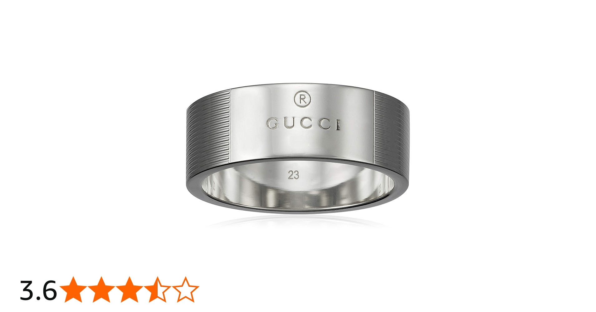 Amazon.co.jp: [グッチ] Gucci シルバー リング ロゴ GUS-163179-J8400