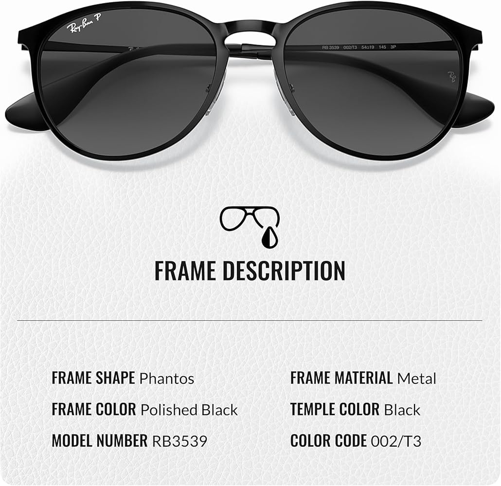 Amazon.co.jp: Ray-Ban RB3539 エリカ メタル サングラス アイウェア