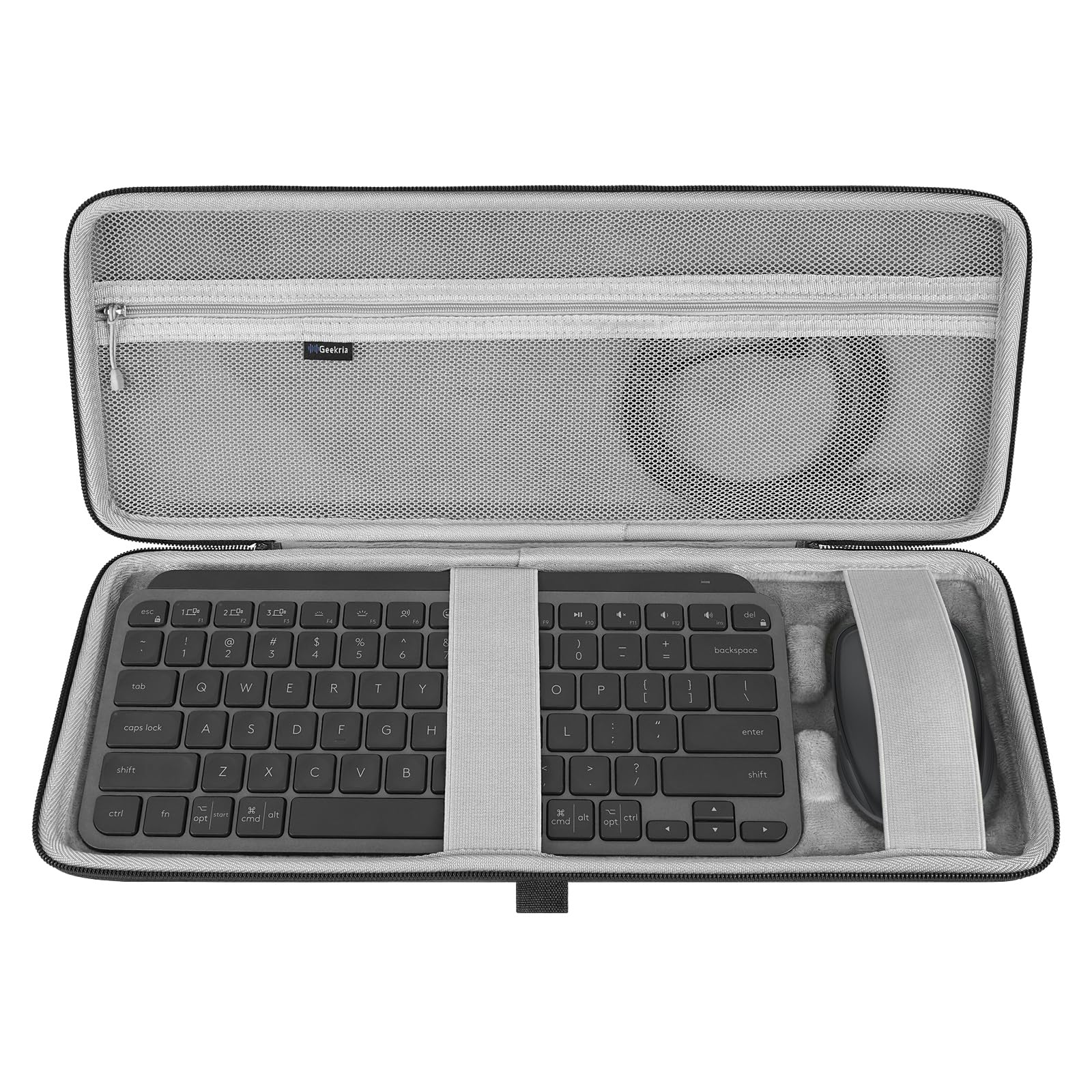 Amazon.com: GEEKRIA Keyboard Case, Hard Shell Protective Travel