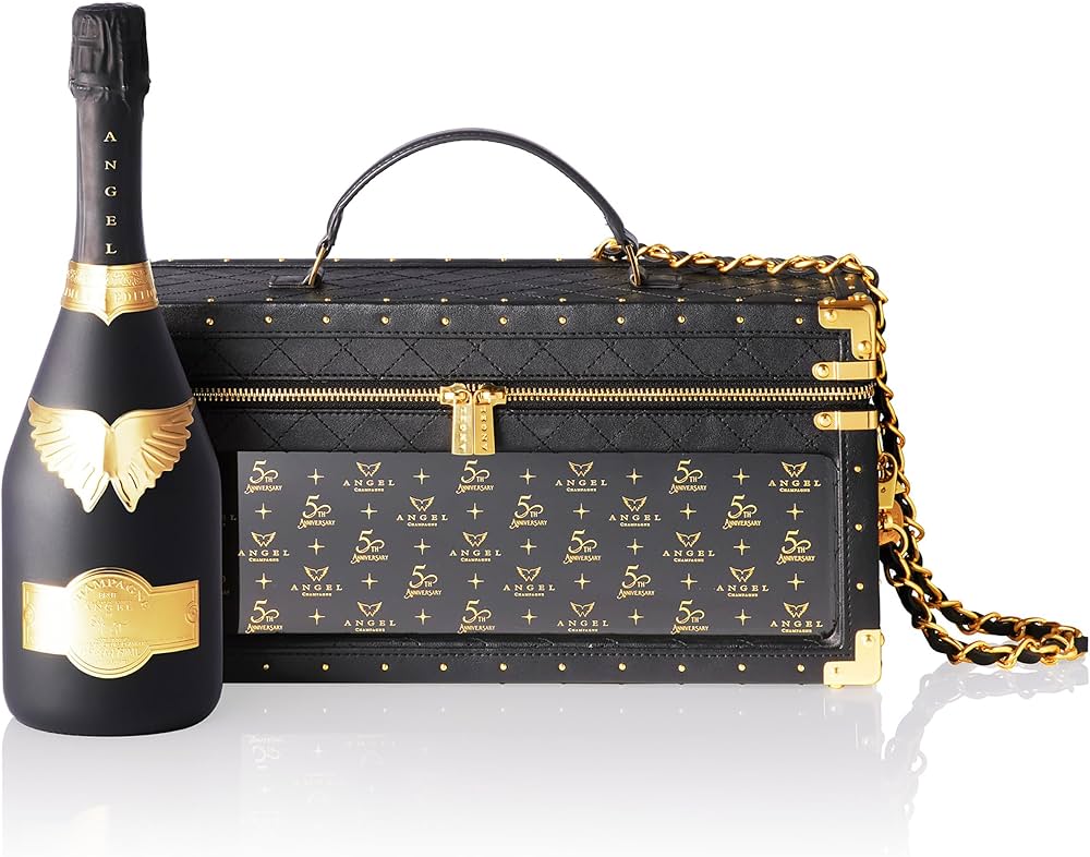 Amazon.co.jp: ANGEL CHAMPAGNE NV Brut Black 5th Anniversary in