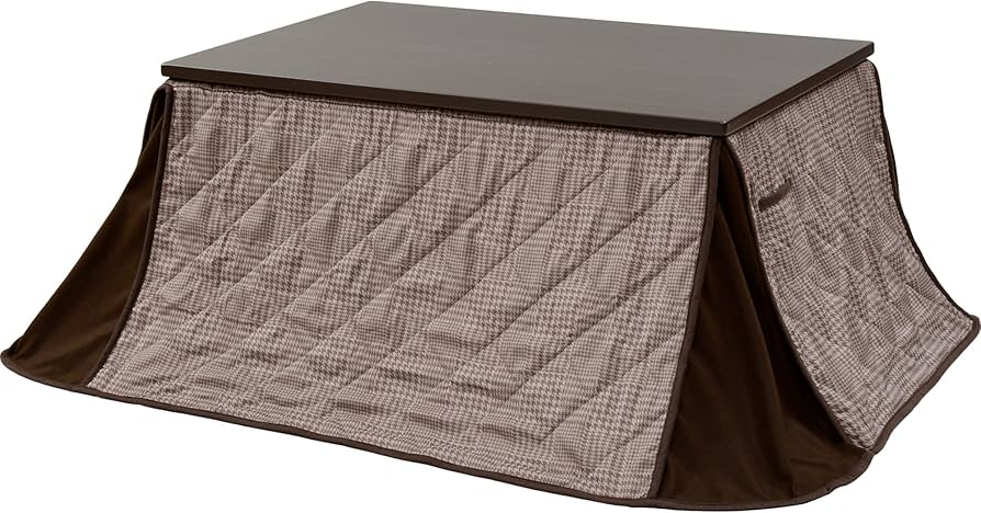 Amazon | [山善] 家具調 こたつ テーブル 幅120×奥行80cm 専用布団
