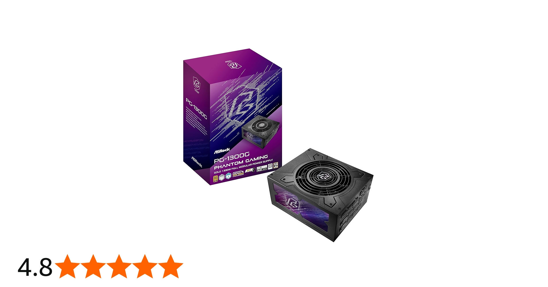 Amazon | ASRock Phantom Gaming 次世代GPU対応 PC電源ユニット 1300W