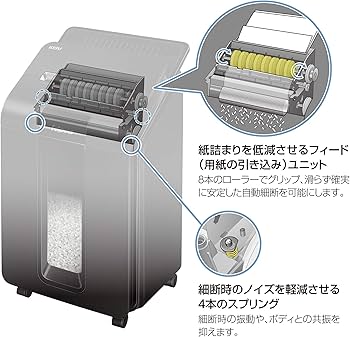 Amazon.co.jp: フェローズ シュレッダー 業務用 オートフィード ミニ