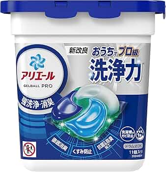 Amazon | アリエール 洗濯洗剤 ジェルボール PRO 本体 11個