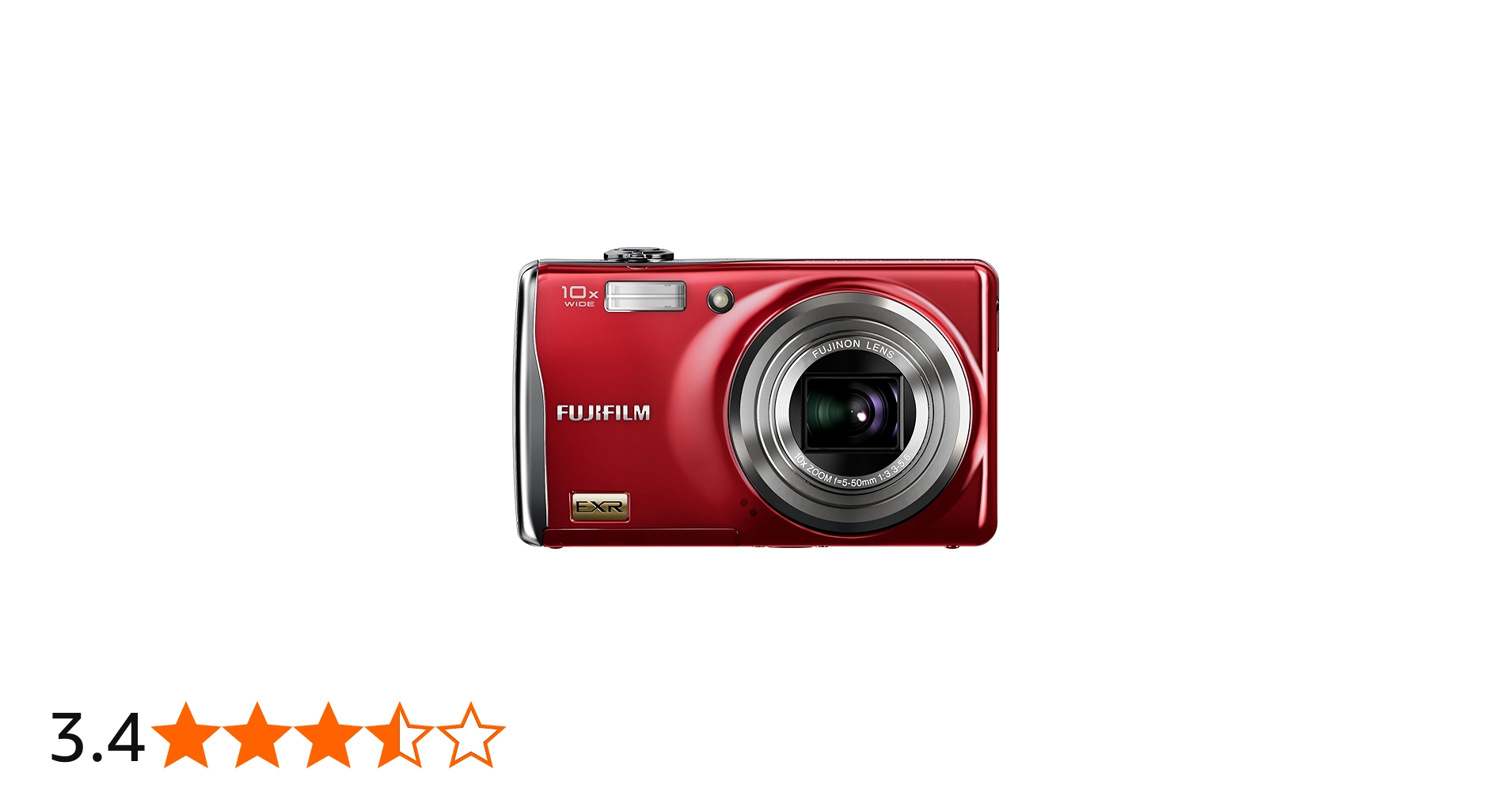 Amazon | FUJIFILM デジタルカメラ FinePix F80EXR レッド FX-F80EXR R