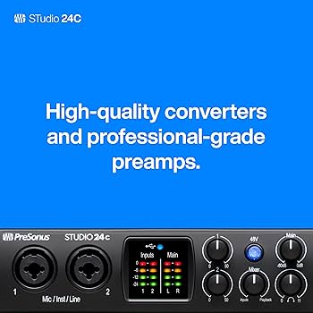Amazon.co.jp: PreSonus Studio 24c オーディオ/MIDIインターフェース