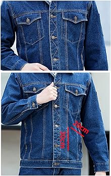 Amazon.co.jp: [OYUEGE] 作業服 作業着 上下セット デニム ジャンパー