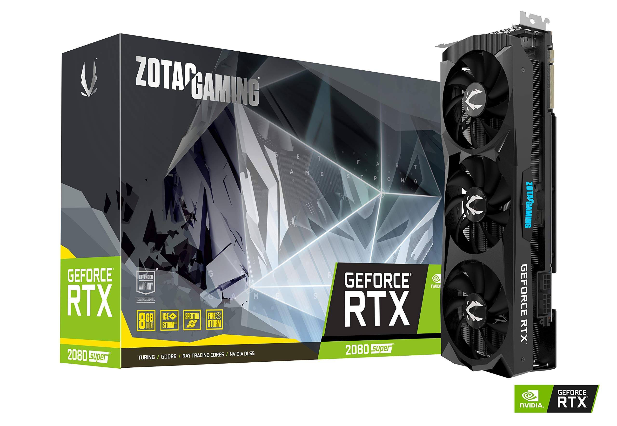 ZOTAC Placa de vídeo para jogos GeForce RTX 2080 Super Triple Fan