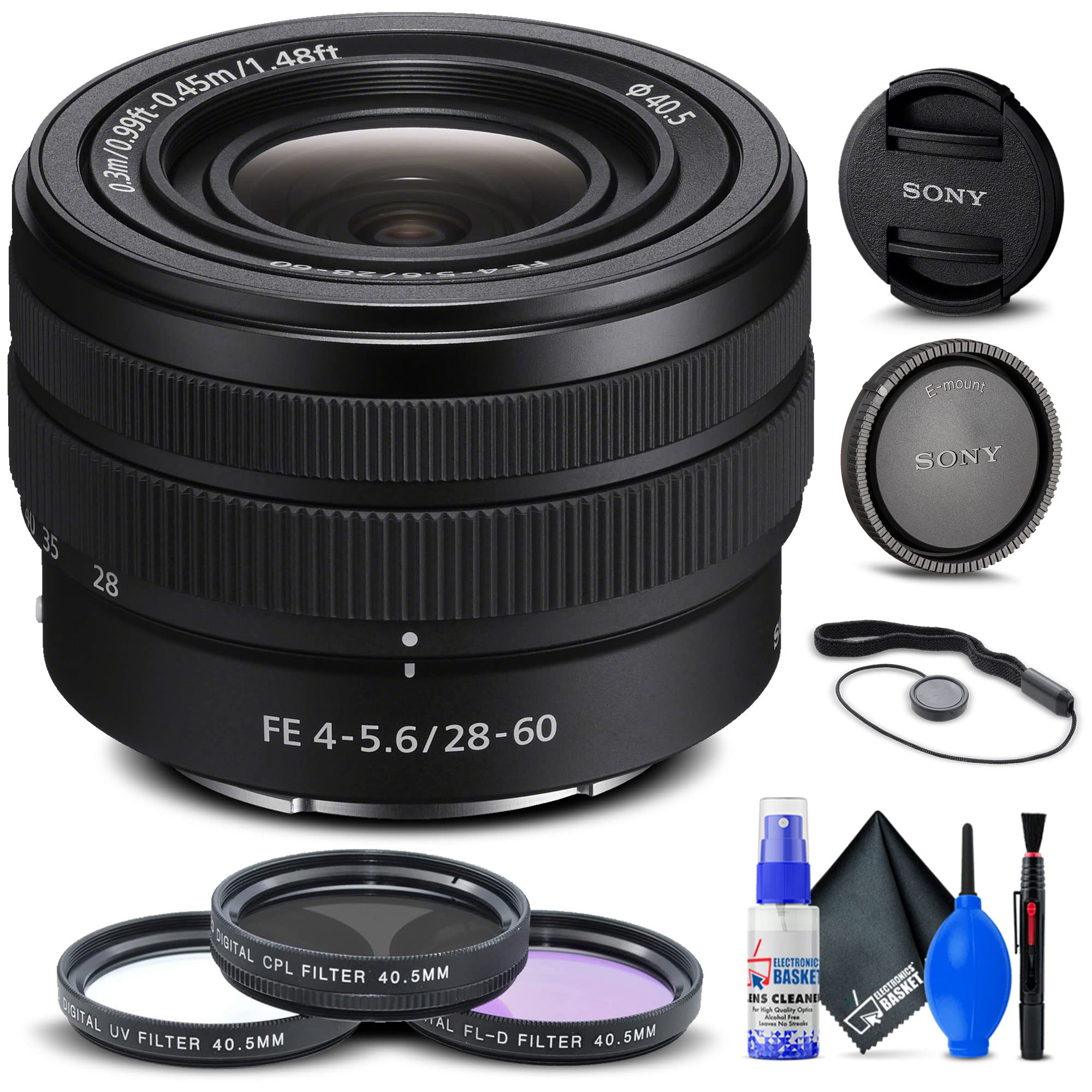 Amazon.com : Sony FE 28-60mm f/4-5.6 Lens (SEL2860) + Filter Kit +