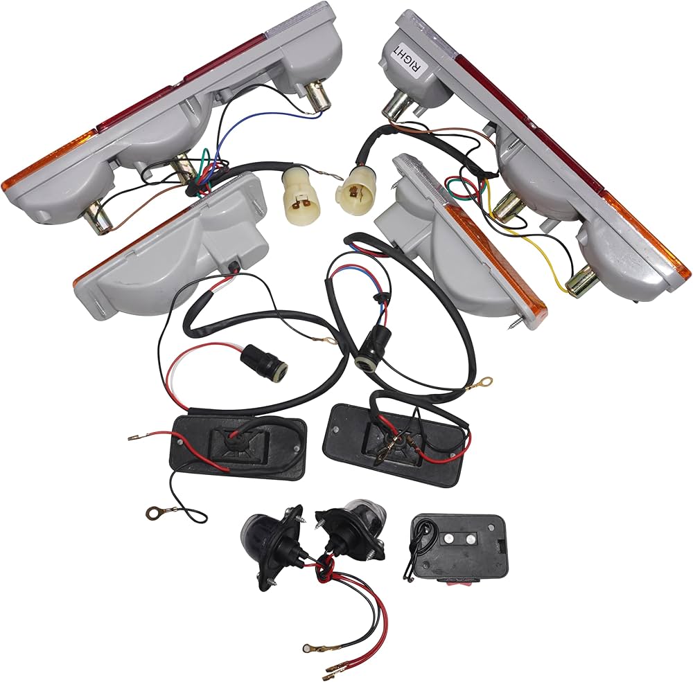 AEspares Turn Tail Brake Marker Complete Set of Lights Compatible