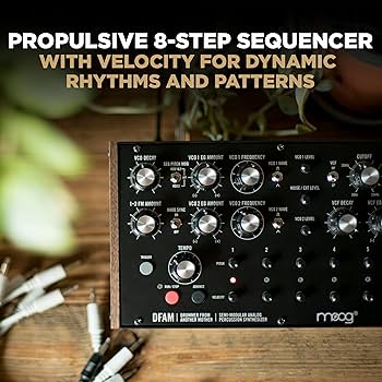 Amazon.com: MOOG DFAM Semi-Modular Analog Percussion Synthesizer