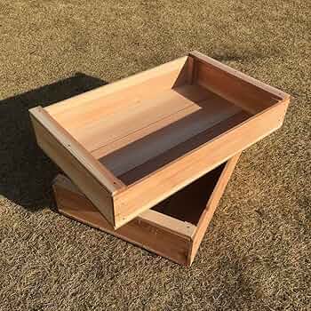 Amazon｜トロ箱 細板あり 2箱 魚箱 木箱 陳列棚 隙間収納 野菜 箱