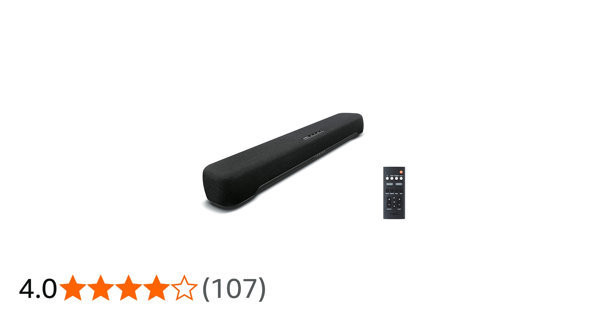 Yamaha SR-C20 Sound Bar for TV With Built-In Bluetooth and