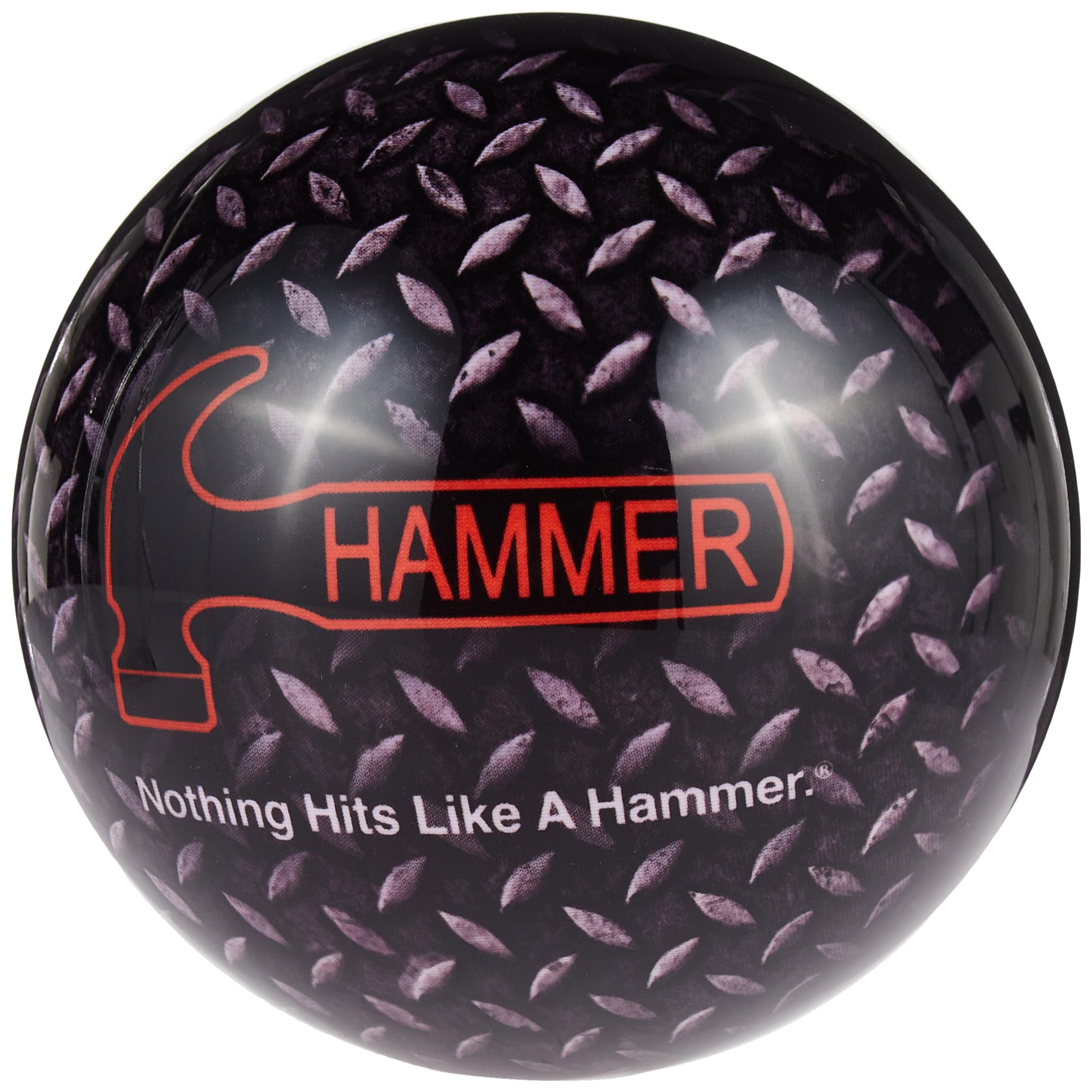 Amazon | Hammer ダイヤモンドプレート ボーリングボール グレー